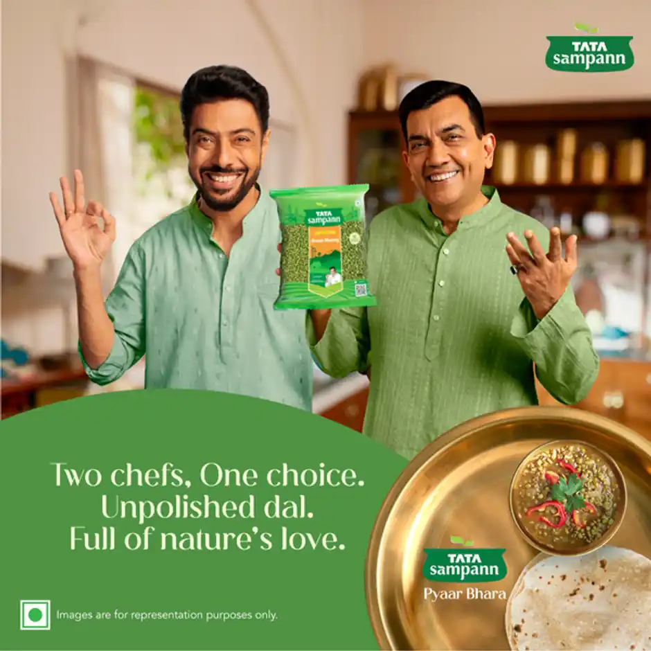 Tata Sampann Unpolished Green Moong, 500g