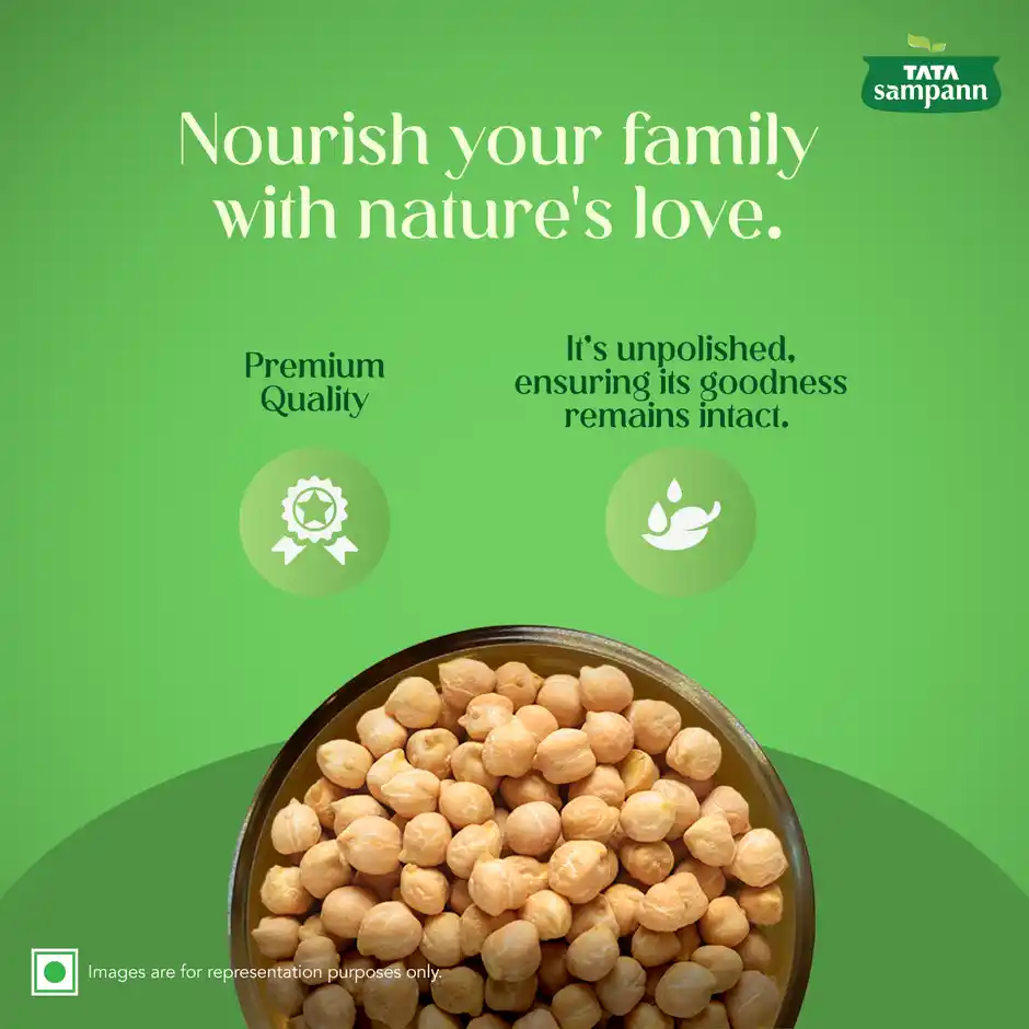 Tata Sampann Unpolished Kabuli Chana, 500 g
