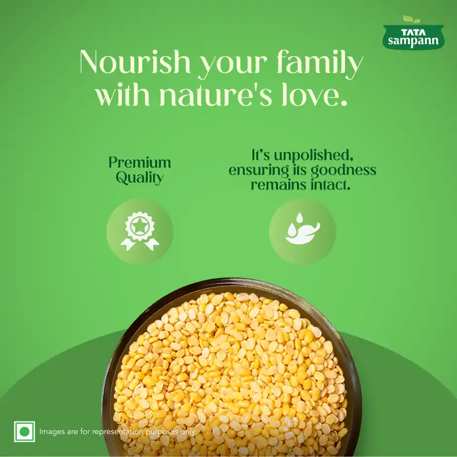 Tata Sampann Unpolished Moong Dal ,500g