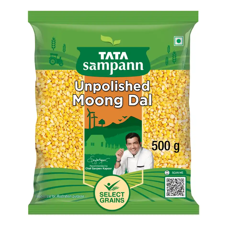 Tata Sampann Unpolished Moong Dal ,500g