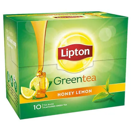 Lipton Honey Lemon Green Tea, 10 Bags