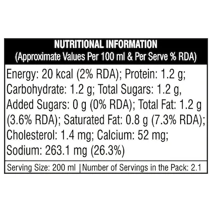 Mother Dairy Probiotic Tadka Chach, 270 ml Pouch