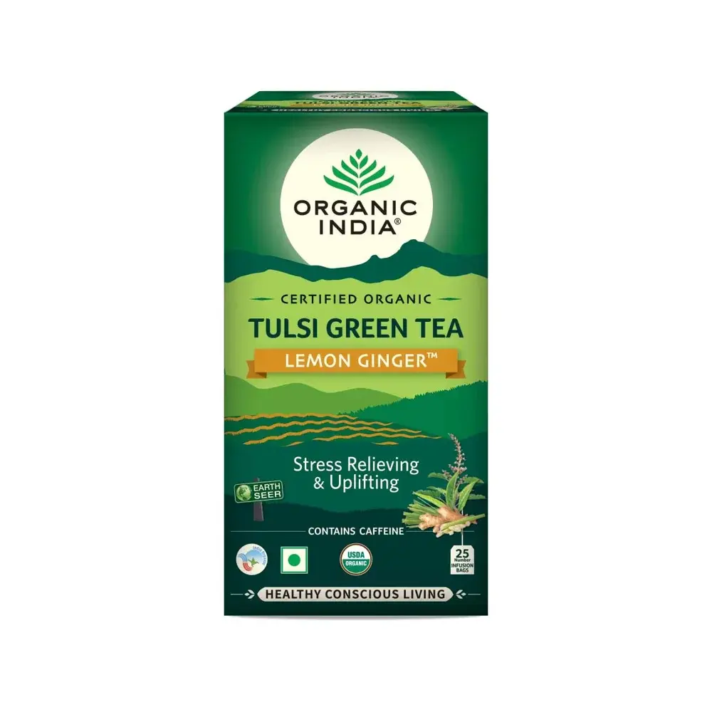 Organic India Tulsi & Lemon Ginger, 25 Bags