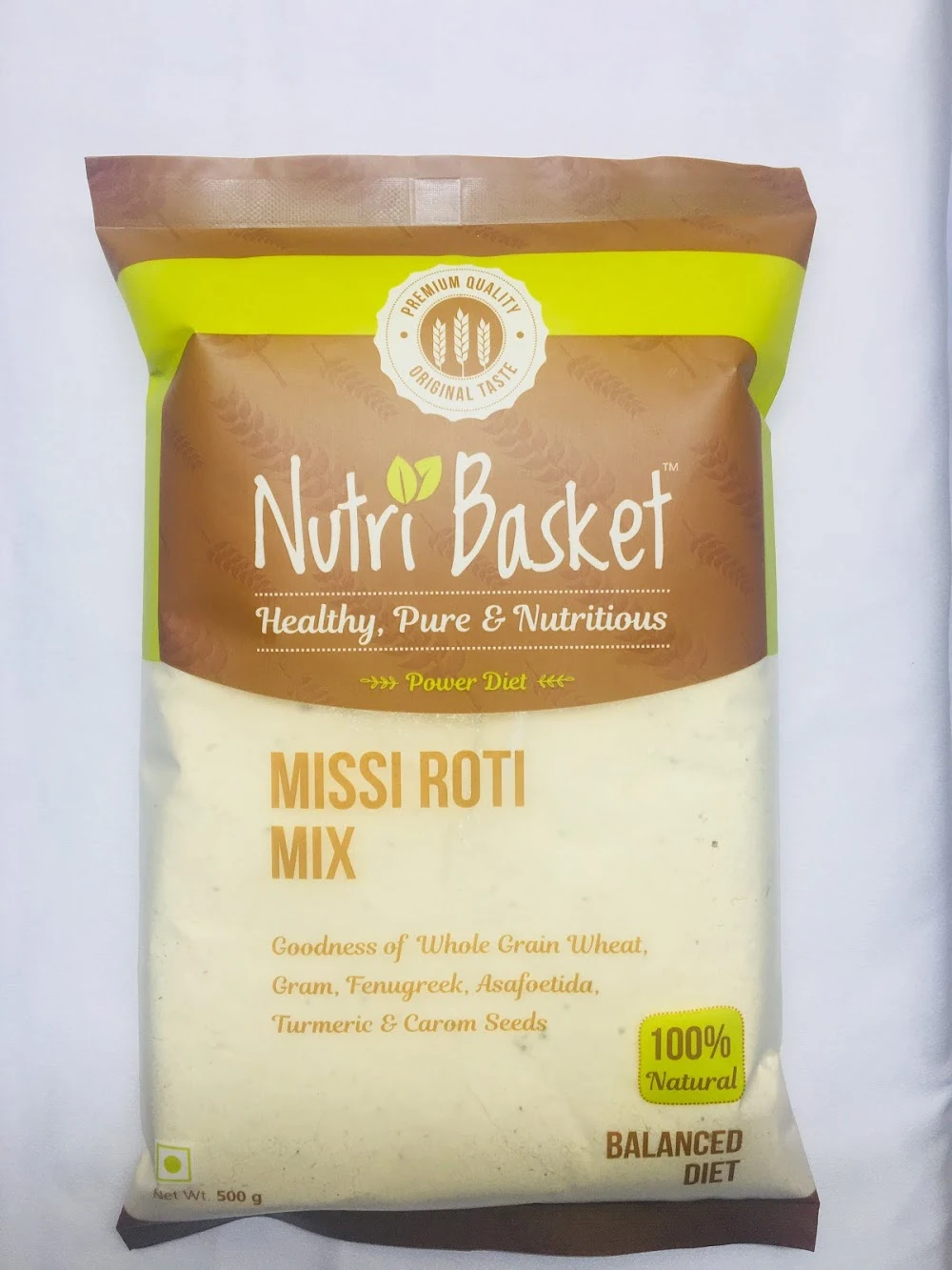 Nutra basket Missi Roti Mix Flour, 500 g