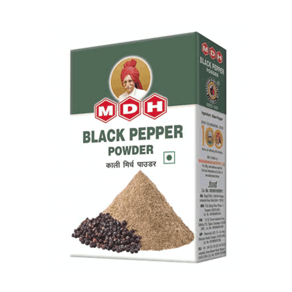 MDH Black Pepper Powder, 50 g