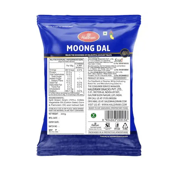 Haldiram's Moong Dal, 200 g