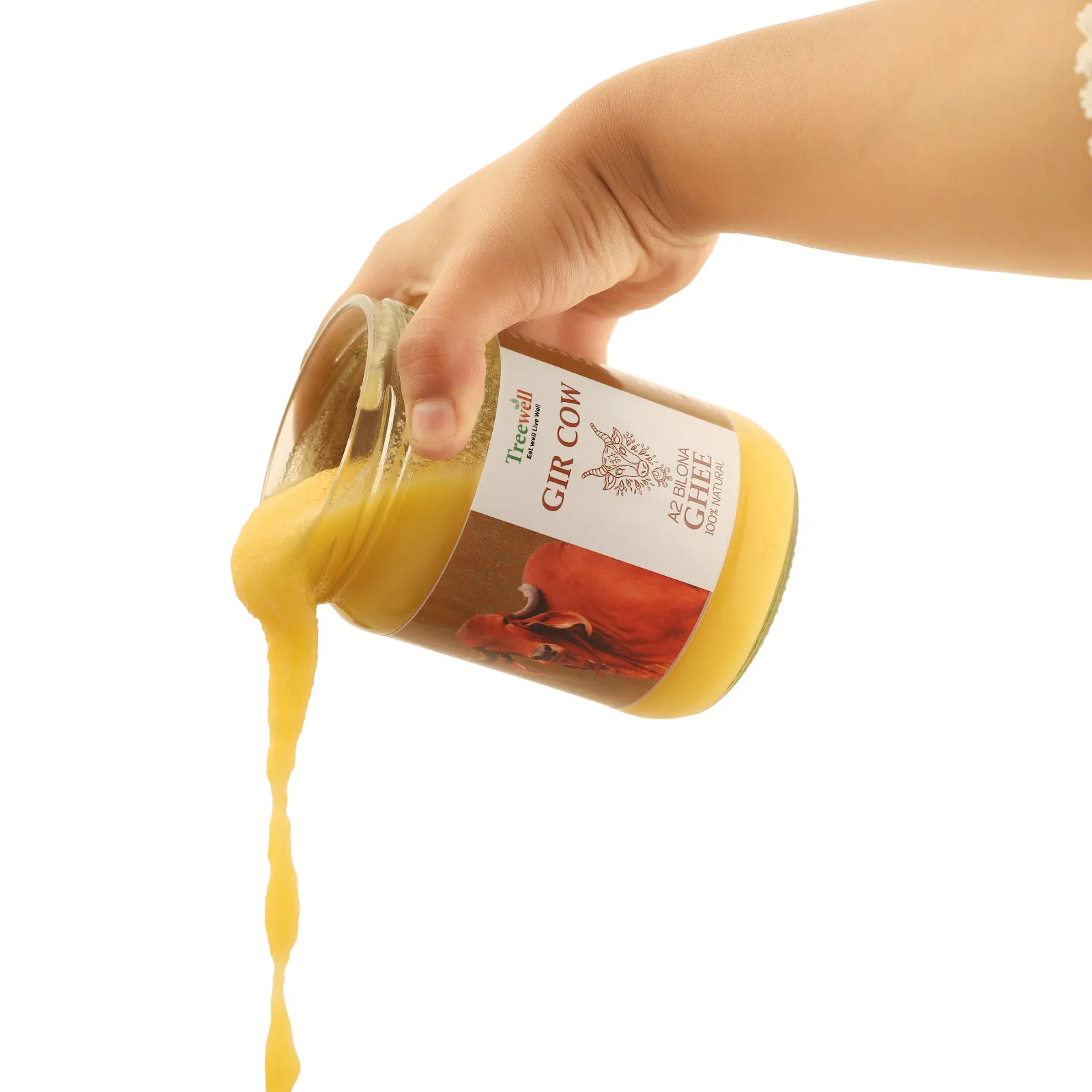 Treewell A2 Gir Cow Ghee, 500 ml