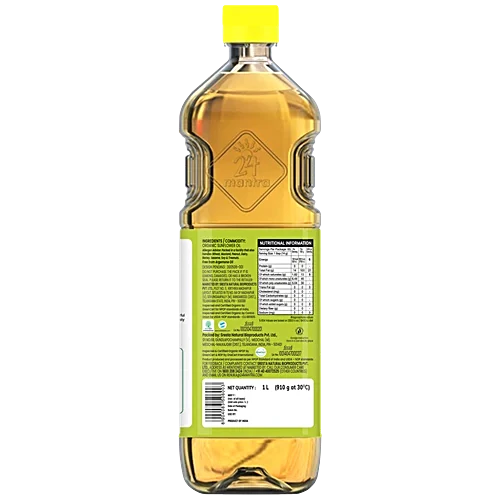 24 Mantra Organic Cold Pressed Sunflower Oil, 1 L