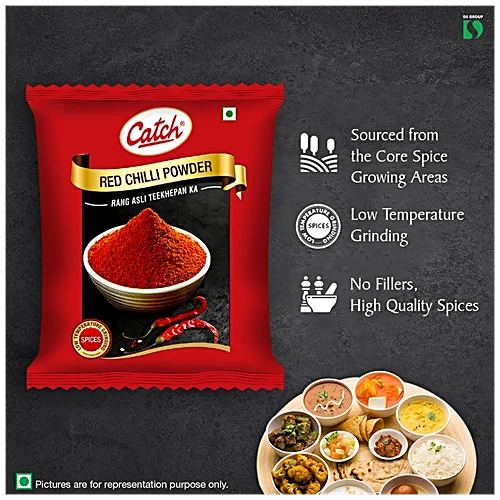 Catch Red Chilli Powder, 500 g Pouch