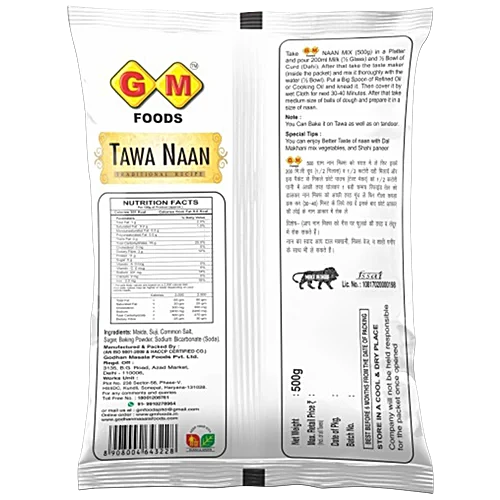 Gm Foods Tawa Naan Mix, 400 g