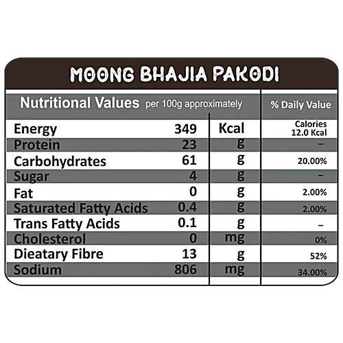 Gm Foods Moong Bhajia Pakori, 400 g