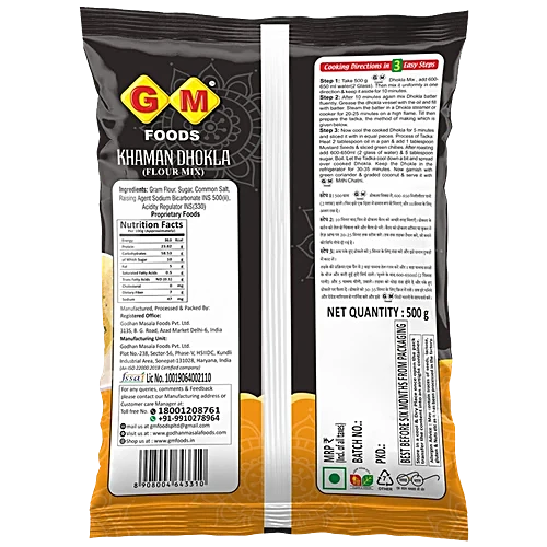 Gm Foods Khaman Dhokla, 500 g