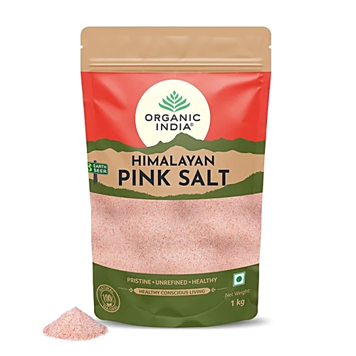 Organic India Himalayan Pink Rock Salt, 1 kg