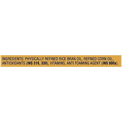 Saffola Gold Multi-Source Rice Bran & Corn Edible Oil, 1