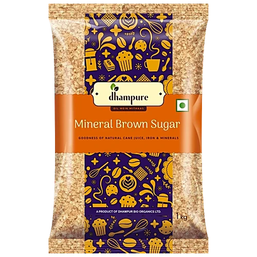 Dhampure Mineral Brown Sugar, 1 kg