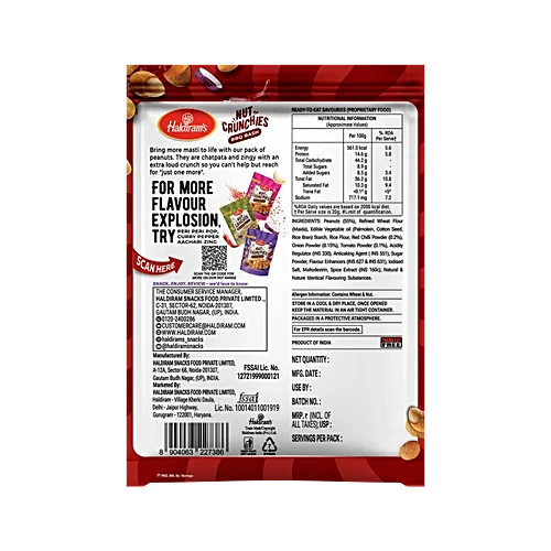 Haldiram's Nut Crunchies BBQ Bash, 200 g