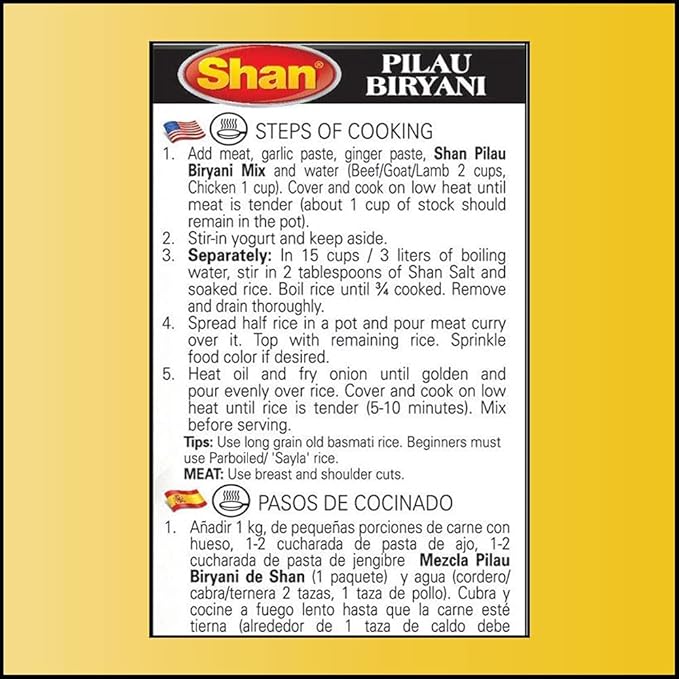 Shan Pilau Biryani Masala, 50 g