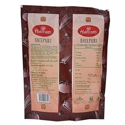 Haldiram's Namkeen Bhelpuri, 200 g