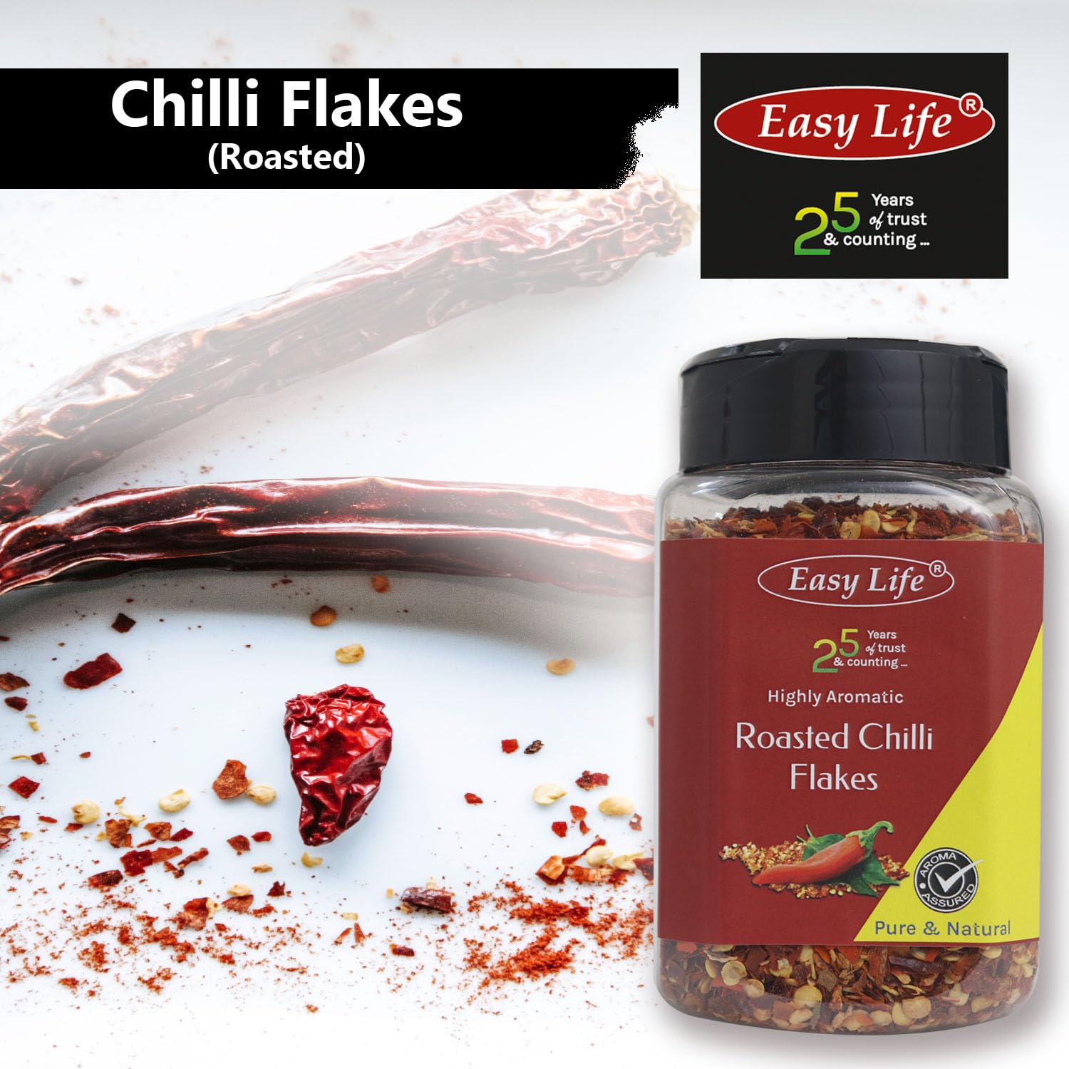 Easy Life Roasted Chilli Flakes, 200 g