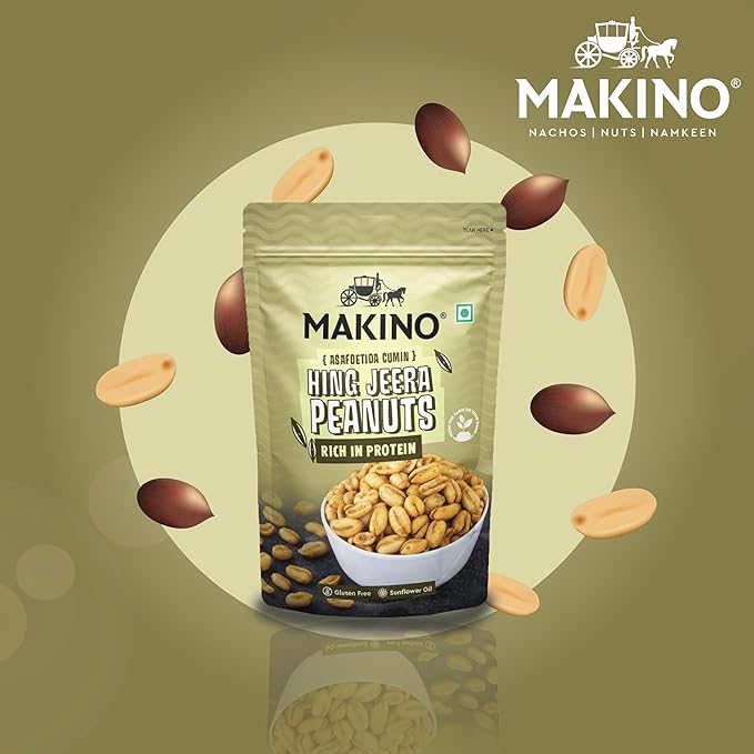 Makino Hing Jeera Peanuts, 150 g