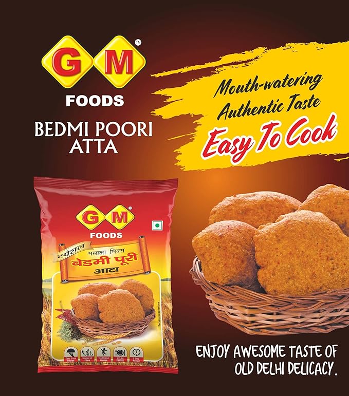 GM Foods Bedmi Puri Atta Mix, 500 g