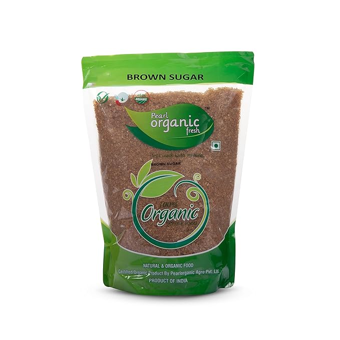 Pearl Organic Fresh Brown Sugar, 500 g