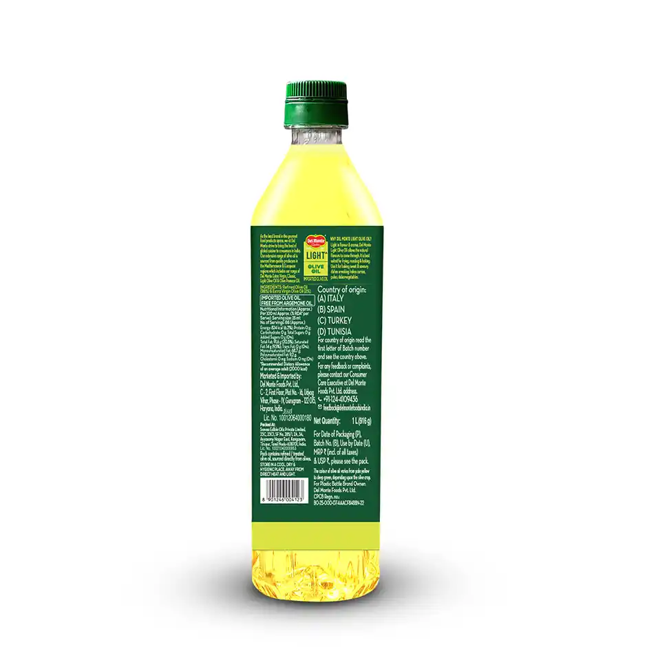 Del Monte Extra Light Olive Oil, 1 L