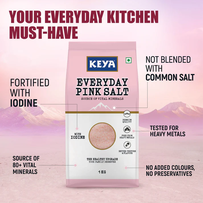 Keya Everyday Pink Salt, 1 kg