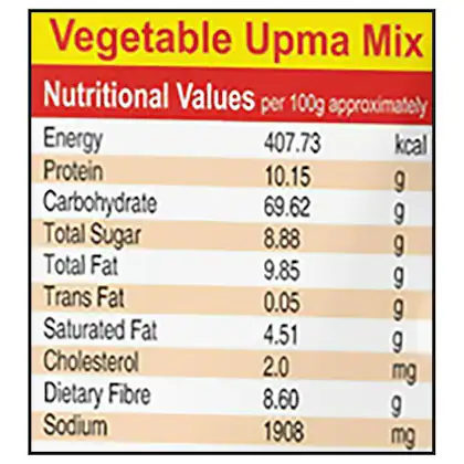GM Food Vegetable Upma Mix 400 g