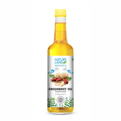 Natureland organics Groundnut Oil, 1 L