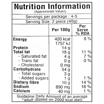 Jabsons Multigrain Khakhra 180 g