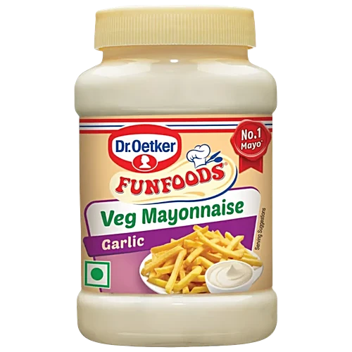 Dr.Oetker FunFoods Garlic Veg Mayonnaise, 250 g