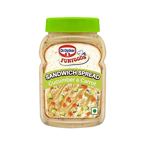 Dr.Oetker FunFoods Veg Cucumber & Carrot Sandwich Spread, 225 g