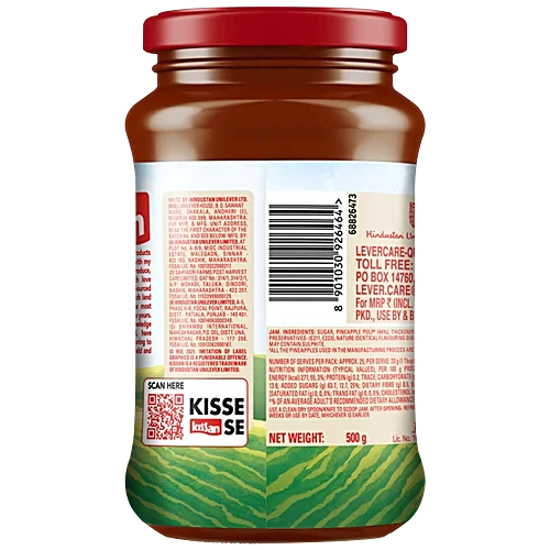 Kissan Pineapple Jam, 500 g