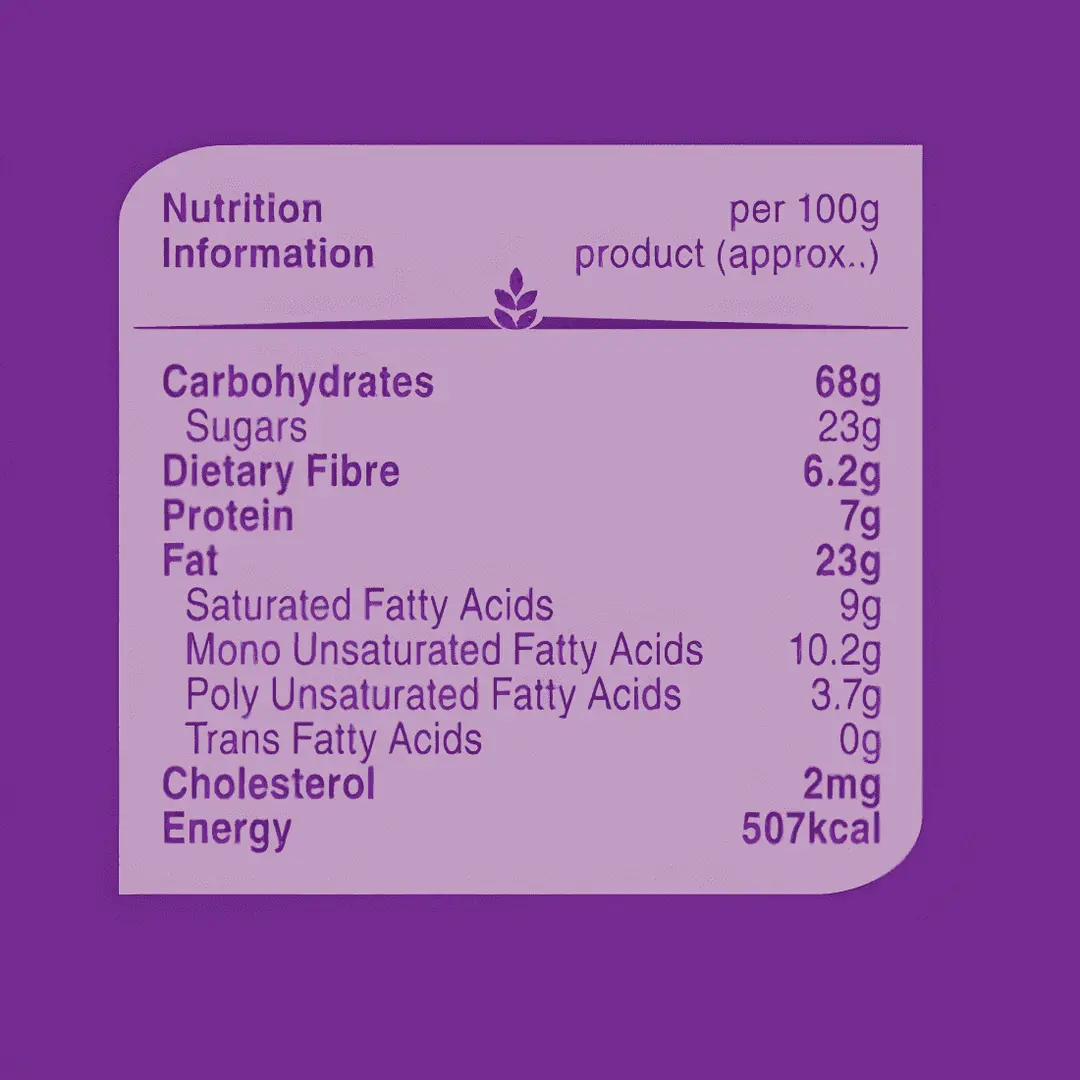 Britannia Nutri Choice Oats Chocolate & Almond Cookies, 66.6 g