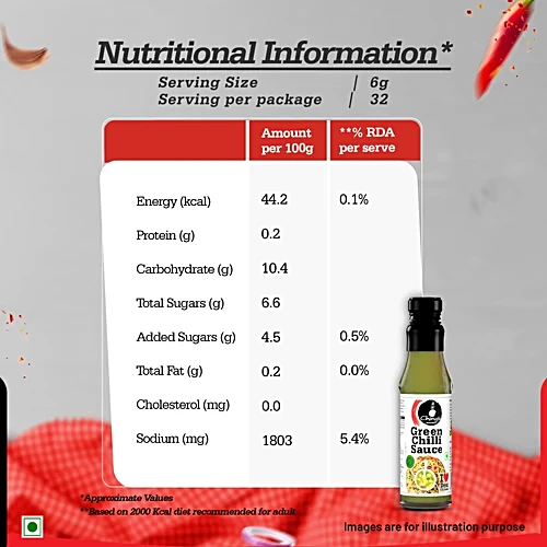 Ching's Secret Green Chilli Sauce, 190 g