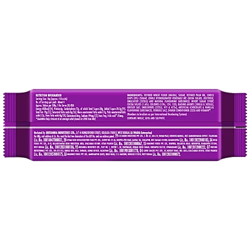 Britannia Tiger Krunch Chocochips Biscuits, 60 g
