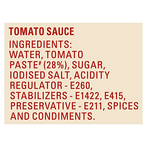 Kissan No Onion & Garlic Tomato Sauce, 415 g