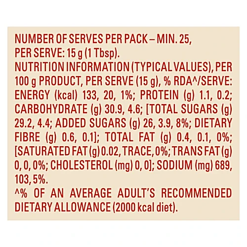 Kissan No Onion & Garlic Tomato Sauce, 415 g