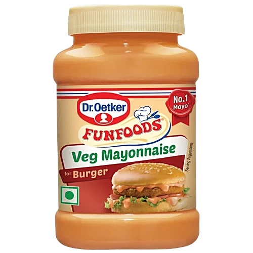 Dr.Oetker FunFoods Burger Veg Mayonnaise, 250 g
