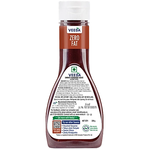 Veeba Smokey Barbeque Sauce, 330 g