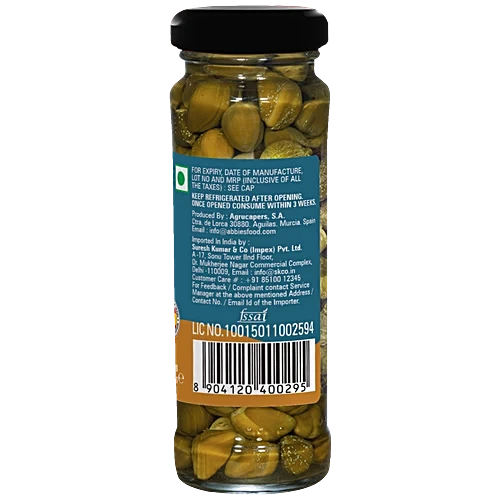 Abbies Capers in Brine, 100 g