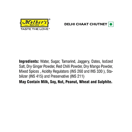 Mother's Recipe Delhi Chaat Chutney, 200 g
