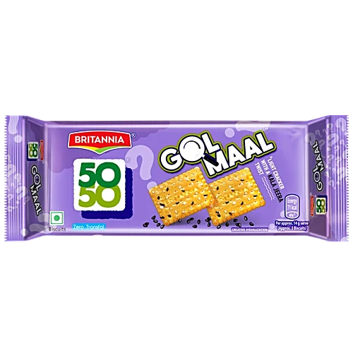 Britannia 50-50 Gol Maal Cracker, 53 g