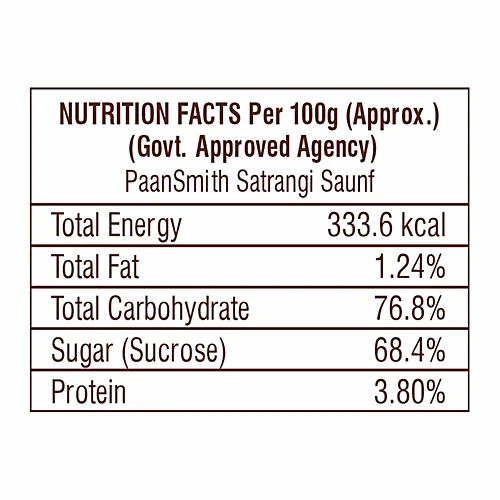PaanSmith Satrangi Saunf, 275 g