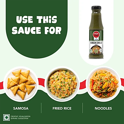 Wok Tok by Veeba Green Chilli Sauce, 200 g