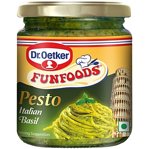 Dr.Oetker FunFoods Pesto Italian Basil Sauce, 190 g