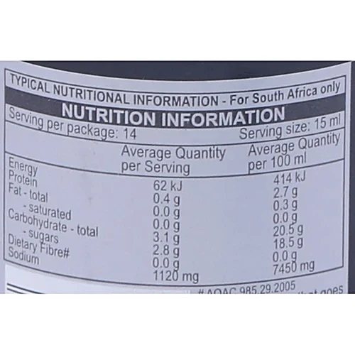 Ongs Light Soy Sauce, 210 g