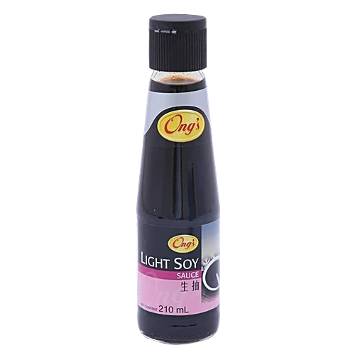 Ongs Light Soy Sauce, 210 g