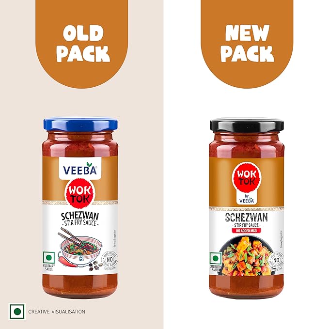 Wok Tok by Veeba Schezwan Stir-Fry Sauce, 250 g